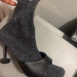 Black Balenciaga sock boot